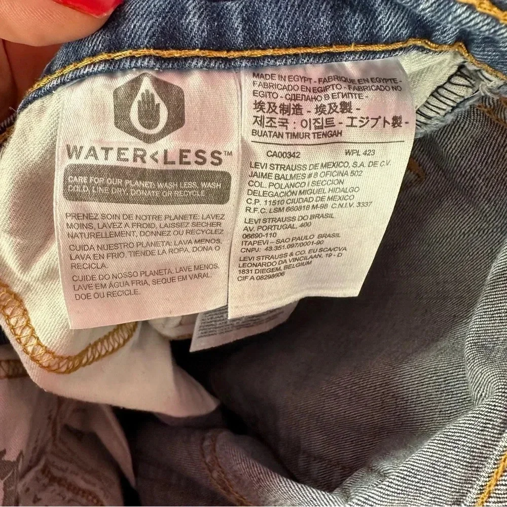men's levi's 505 regular fit jeans 31x31 see pictures for measurements